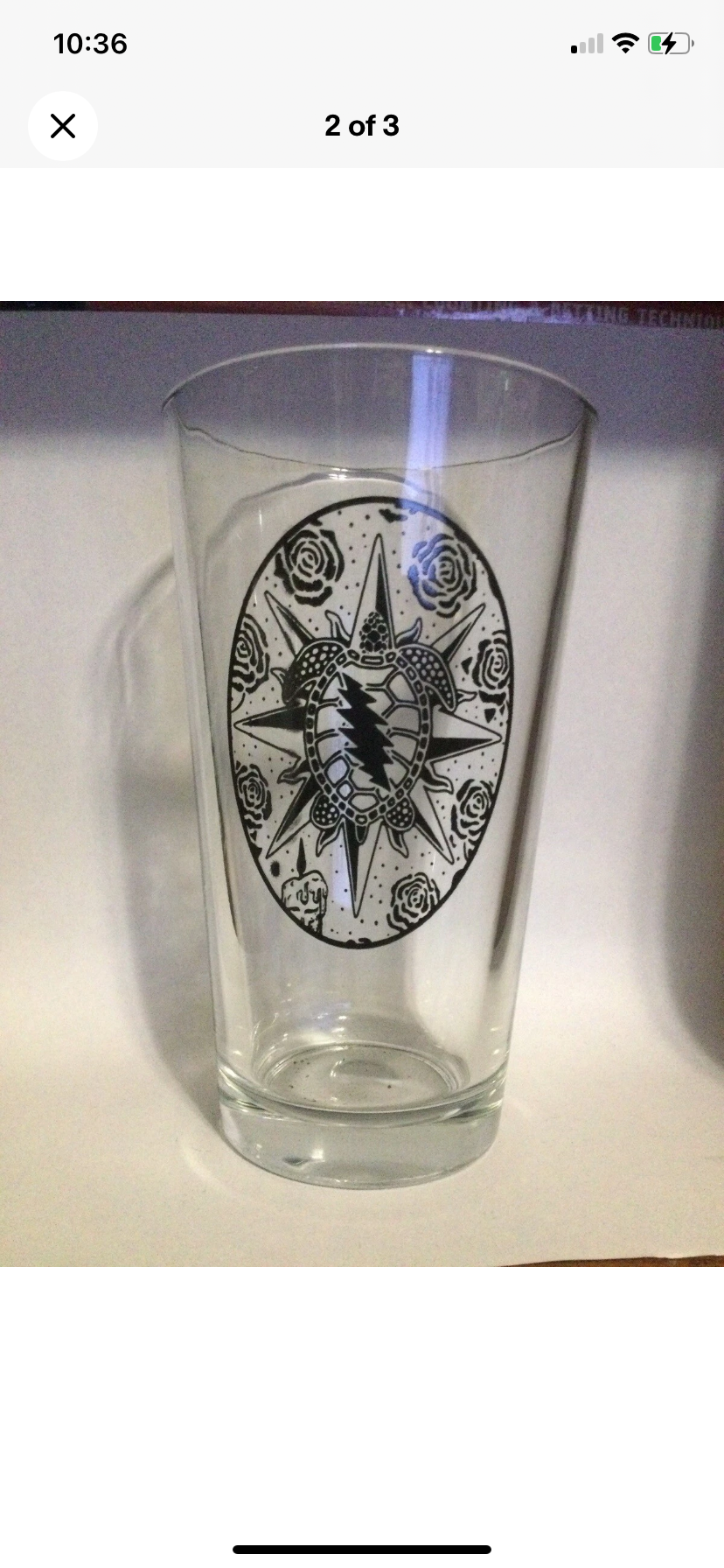 Grateful Dead TERRAPIN pint glass