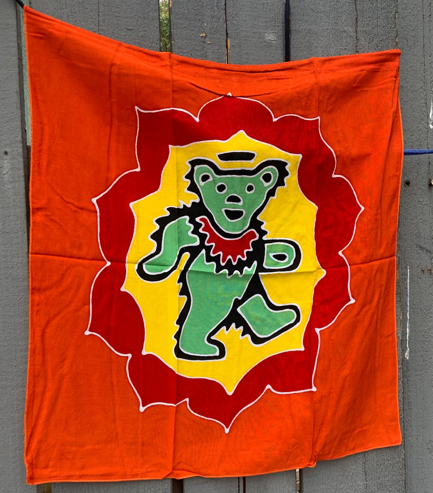 Grateful Dead hand batik flag