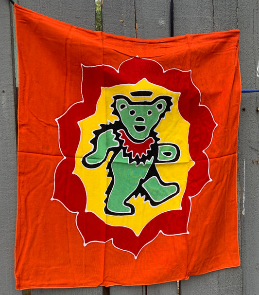 Grateful Dead hand batik flag
