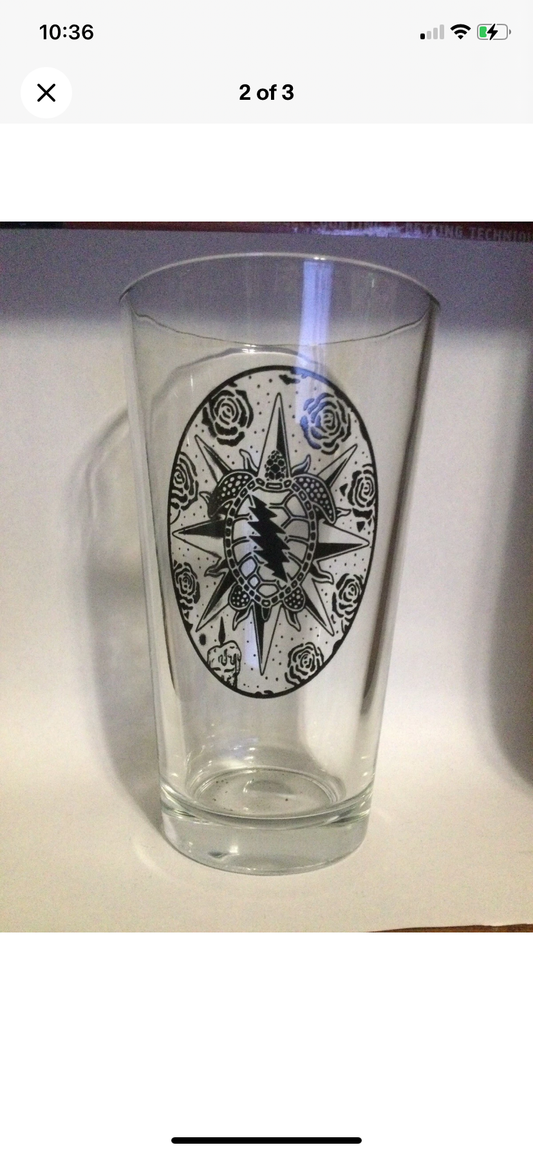 Grateful Dead TERRAPIN pint glass