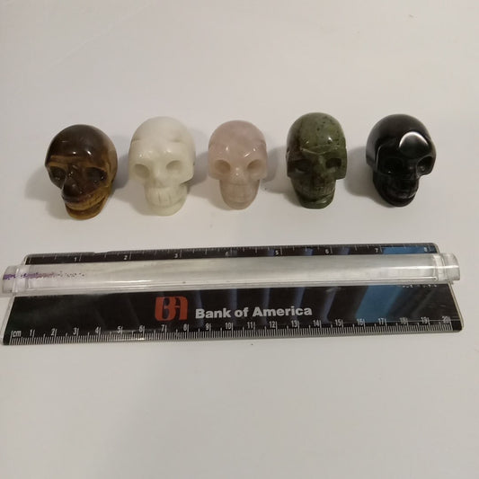 2 inch crystal skulls